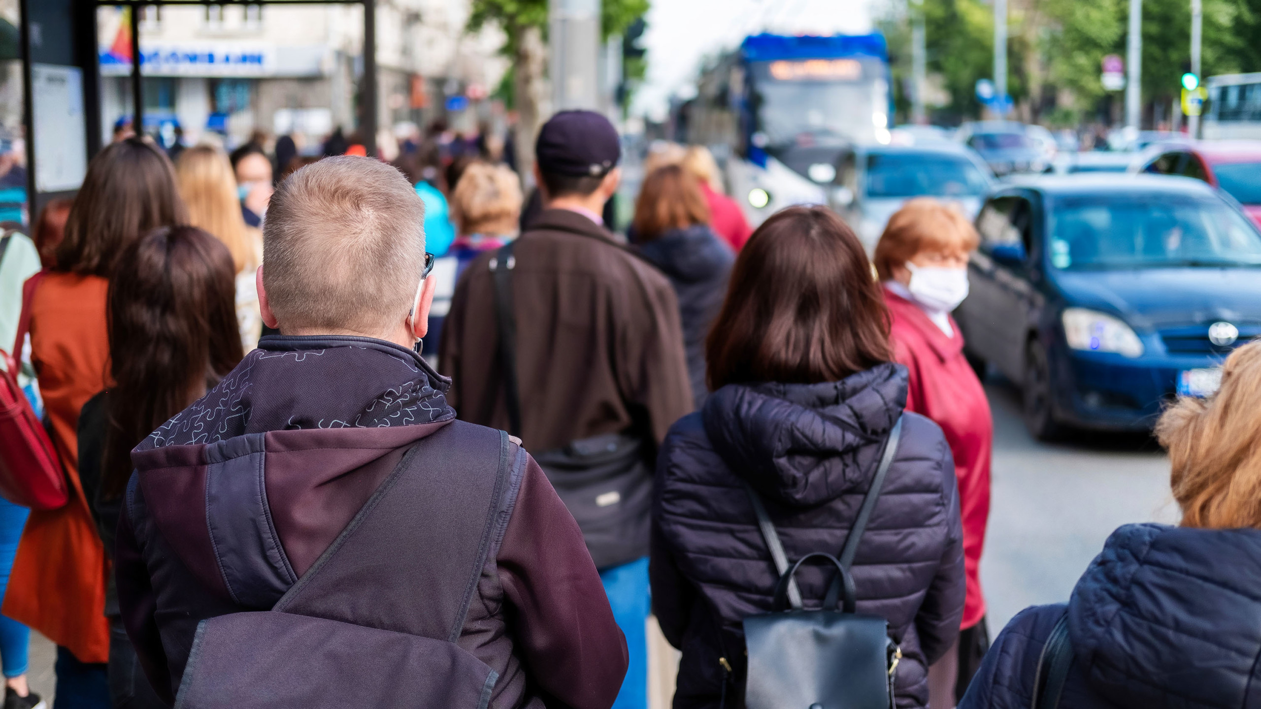 People in the streets of Estonia