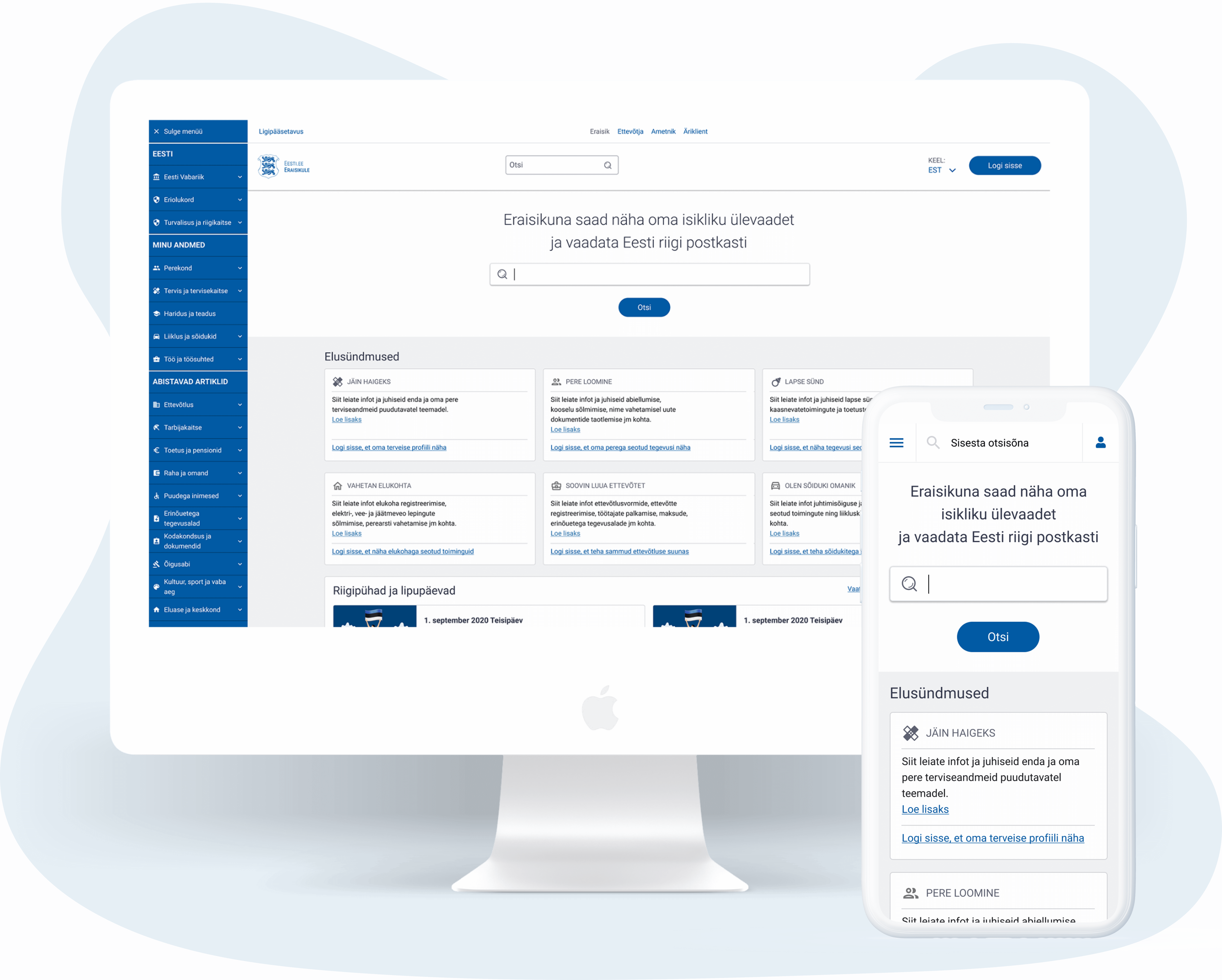 estonian state portal design