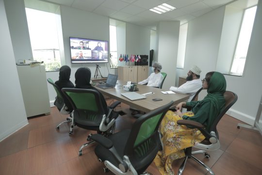 Omani talent in a meeting