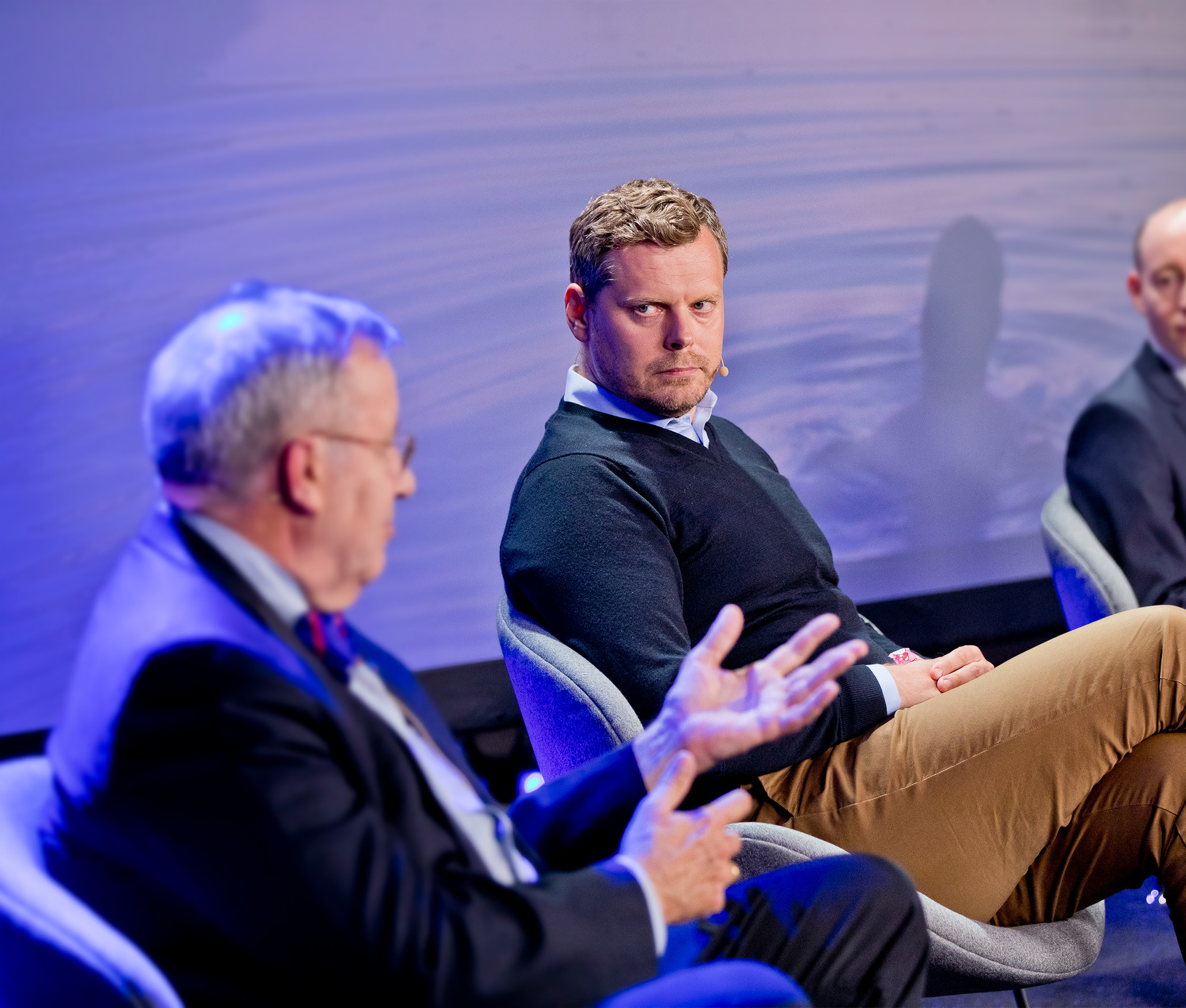 Taavi Einaste and former president of estonia Toomas Hendrik Ilves panel