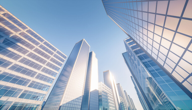 3d rendering of modern building or skyscraper