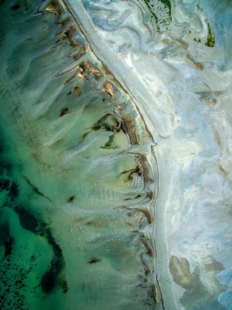 Ocean and beach terrain
